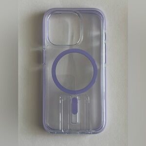 Tech21 NEW Transparent Purple Phone Case for iPhone 15 pro